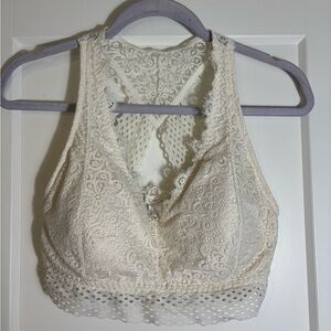 Maurices‎ Cream Razorback Lace Bralette Size M